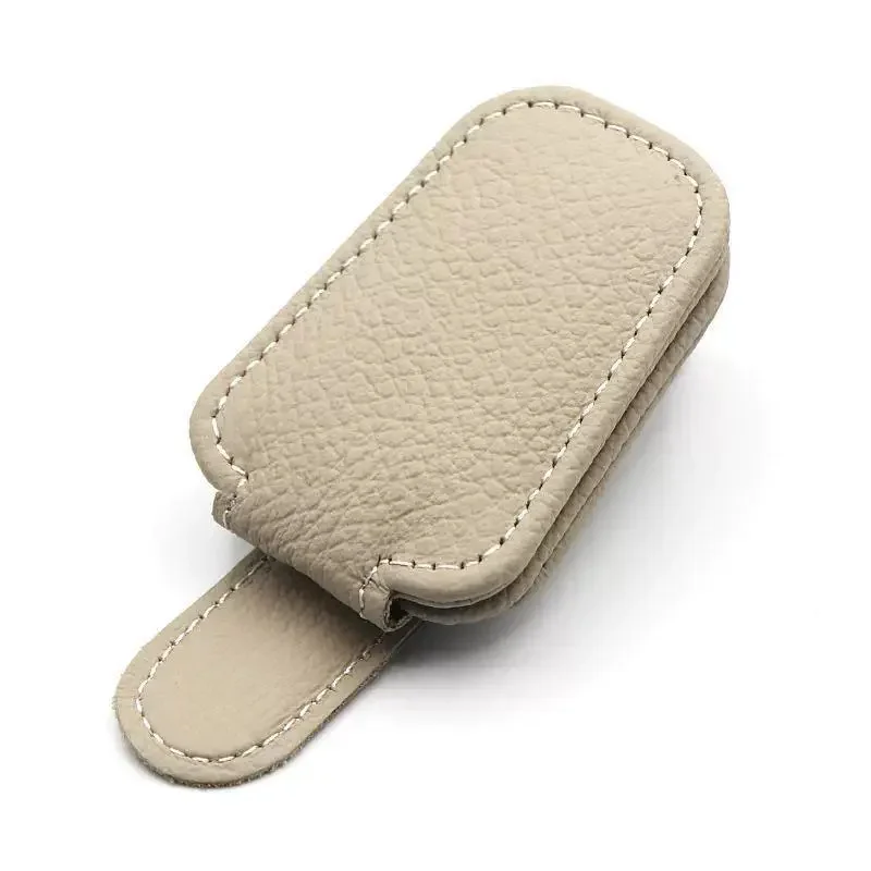 Sunglasses Holder for Car, Magnetic Sunglasses Clip, Leather Glasses Eyeglass... 4